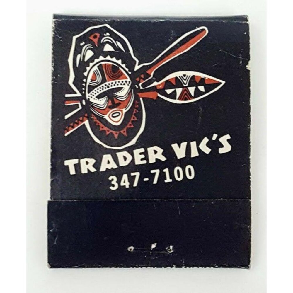 Universal Matchbook Cover Trader Vic's Capital Hilton Washington DC Tiki Bar - Picture 4 of 5